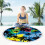 Serviette ronde bohème tropicale 60 pouces en microfibre 4