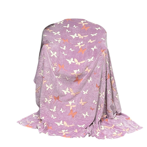 Couverture en flanelle phosphorescente pour enfants 99 x 150 cm 1
