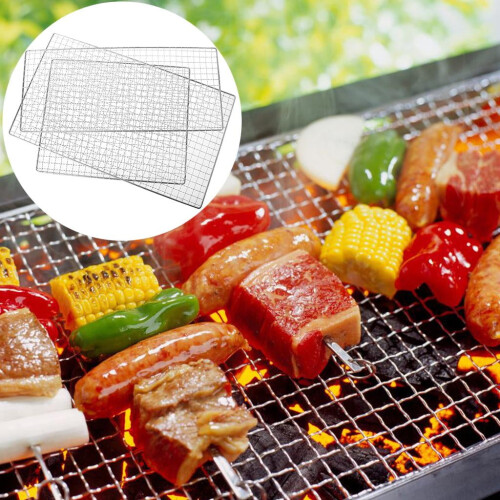 Grillnet i rustfrit stål 26x44cm 2