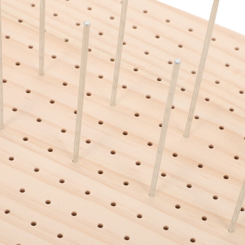 1Set Multifunctioneel Crochet Blocking Board Met Hout En Rvs Pinnen