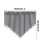Solid Green Triangle Valance Curtain with Fringe Polyester 6