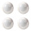 4Stk ABS Bewegungsmelder Pir Sensor Weiß Für 4