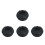 4Pcs Compact Black Watch Storage Case Shockproof Carrying Box 5