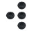 4Pcs Compact Black Watch Storage Case Shockproof Carrying Box 7