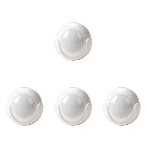 4St Wit Draadloze Pir Bewegingsmelder Slim Sensor WiFi 2