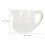 3Pcs White Ceramic Milk Jug Creative Handle Design Multi-Purpose Cup 8