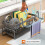 ABS Kitchen Dish Drainer Rack Home Organizer 5
