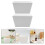 10Pcs Ceramic Sugar Bag Holder Tea Organizer Small Storage for Home 6