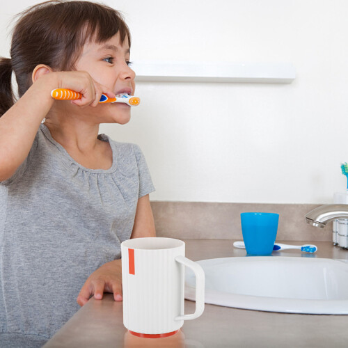 12Pcs Assorted Color Tooth Brushing Tumblers PP Bathroom Cups 2