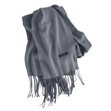 Cachecol feminino em imitação de cashmere, 200 cm x 70 cm
