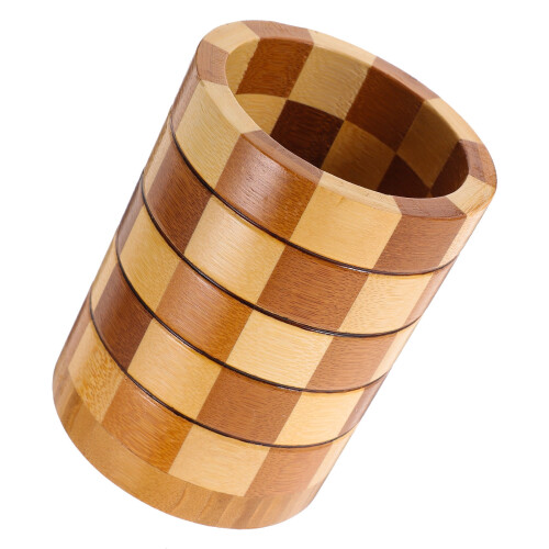 Porte-couverts en bois pour rangement sur comptoir