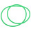 Courroie de sèche-linge ronde en PU vert 24 cm 1