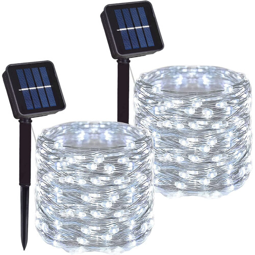 Solcelledrevne kobberkædelys100LED10m IP65
