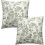 Saliegroene kussenslopen 20x20 inch, set van 2 1