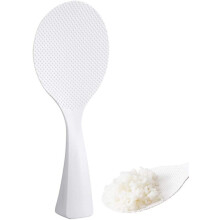 Cuchara para arroz de TPR antiadherente con diseño ergonómico para colocar de pie (1 unidad)