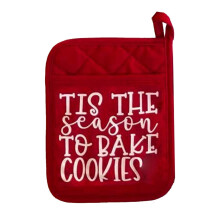 Christmas Pot Holders with Pocket 9.8 x 7.7 in