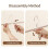 Space Saving Adjustable Garment Racks Clothes Hanger-pink brown 6