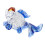 Elegant Artificial Crystal Fish Miniature Statue Ideal-Blue. 1
