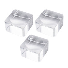 Présentoir en cristal pour sphères – 3 x 3 x 2 cm