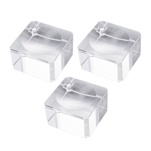 Présentoir en cristal pour sphères – 3 x 3 x 2 cm