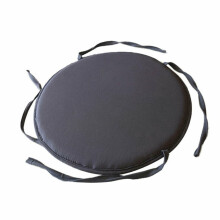 Coussin rond pour chaise d'extérieur – 38 cm de diamètre, garnissage en polyester
