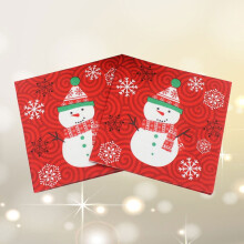 Julsnögubbepappersservetter 20 st