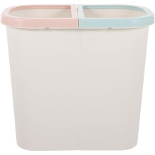 White Plastic Pedal Bin – Compact Kitchen Waste Bin