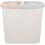 White Plastic Pedal Bin – Compact Kitchen Waste Bin 1