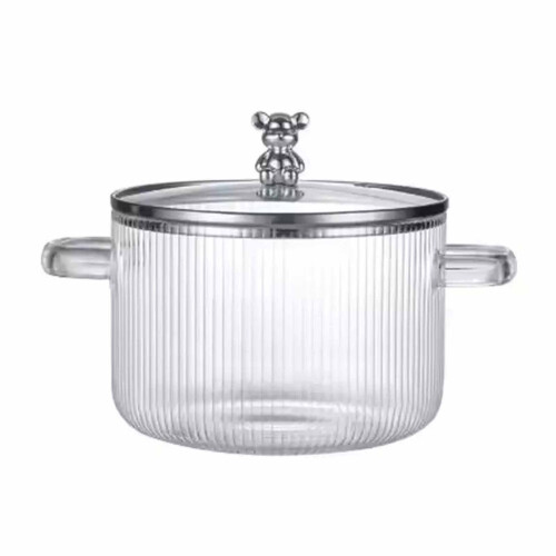 Glas-Schmortopf mit Deckel, 1,6 l, für Herd und Induktion