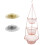 Practical 3 Level Metal Kitchen Basket With Ornate Rose-Gold 6
