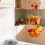 Practical 3 Level Metal Kitchen Basket With Ornate Rose-Gold 7