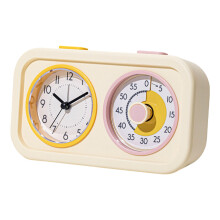 Doppelter Bildschirm, leiser Wecker, Countdown-Timer,-Gelb