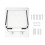 Flexible Cats Entry For Interior Door Passage Including-L 1