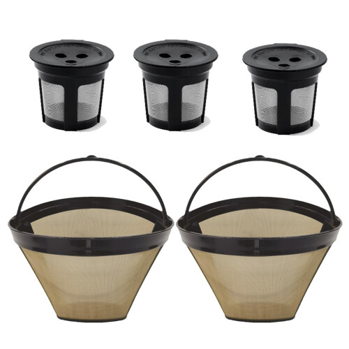 Long Time 304 Nonrust Steel Coffee Filter Set Coffee Funnel For
