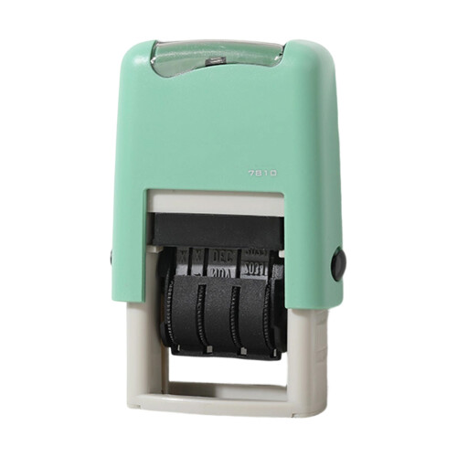 Adjustable Date Stamping For Planners Diaries And-Green