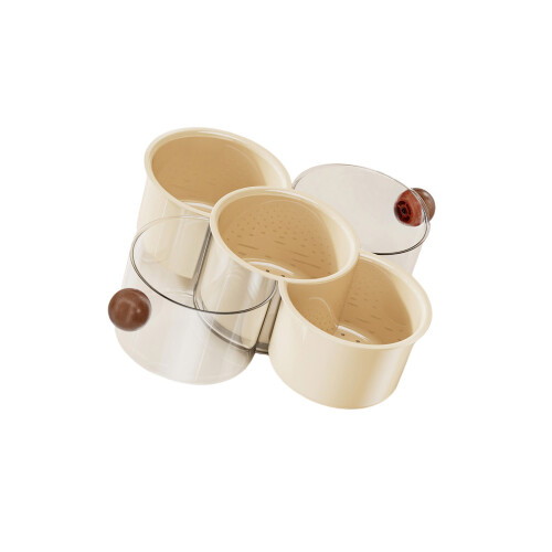Rotating Kitchen Organizers Container For Freshness Produce-1 S