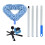 Height Adjustable Dust Remover Duster Feature Soft End-Blue 1 1