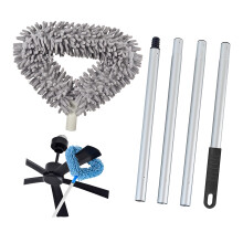 Adjustable Length Ceiling Fan Duster Cleaner-Light Grey 1