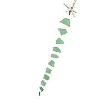 Elegant Wind Chimes Colorful Sea Glass And Starfishes Hanging-1