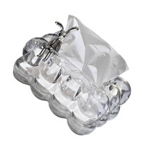 Waterproof Plastic Tissue Stand-Transparent color Bring bunnys