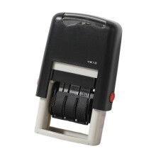 Sturdy Plastic Diary Stamping With Adjustable Wheel For-Black