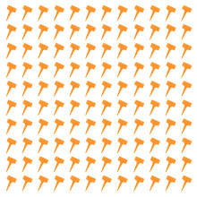 120 Stuks Zware Plant Etiketten Plant Etiketten T-Type-Oranje