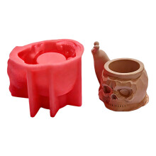 Einzigartige Silikonform für Totenkopf, Ziege, Schnecke,-90