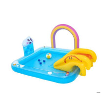 Bestway 53174 speelzone met regenboogglijbaan 1,88 m x 1,50 m x 89 cm