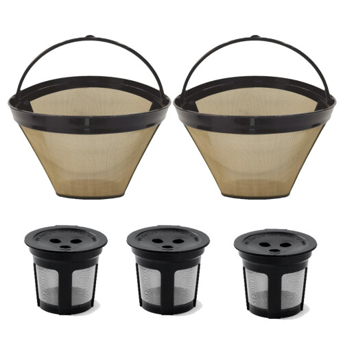High Quality 5Pcs Coffee Filtration System With Fine Meshes