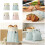 Practical Oxford Cloth Washable Food Wrap- Light blue large 3