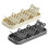 W Shape Soap Rack With Drain Tray Easy To Clean-Milky White 2