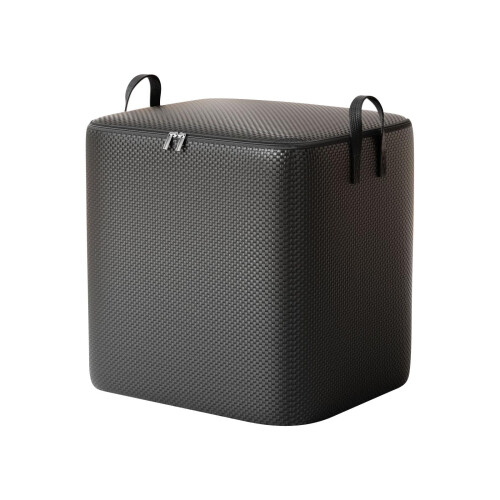 Sac de rangement tissé résistant avec fermeture éclair – 1 unité