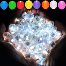 50LED balónků – mini kulaté vodotěsné párty