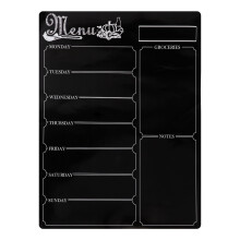 Bloc-notes magnétique pour planification des repas hebdomadaires 12 x 12 pouces